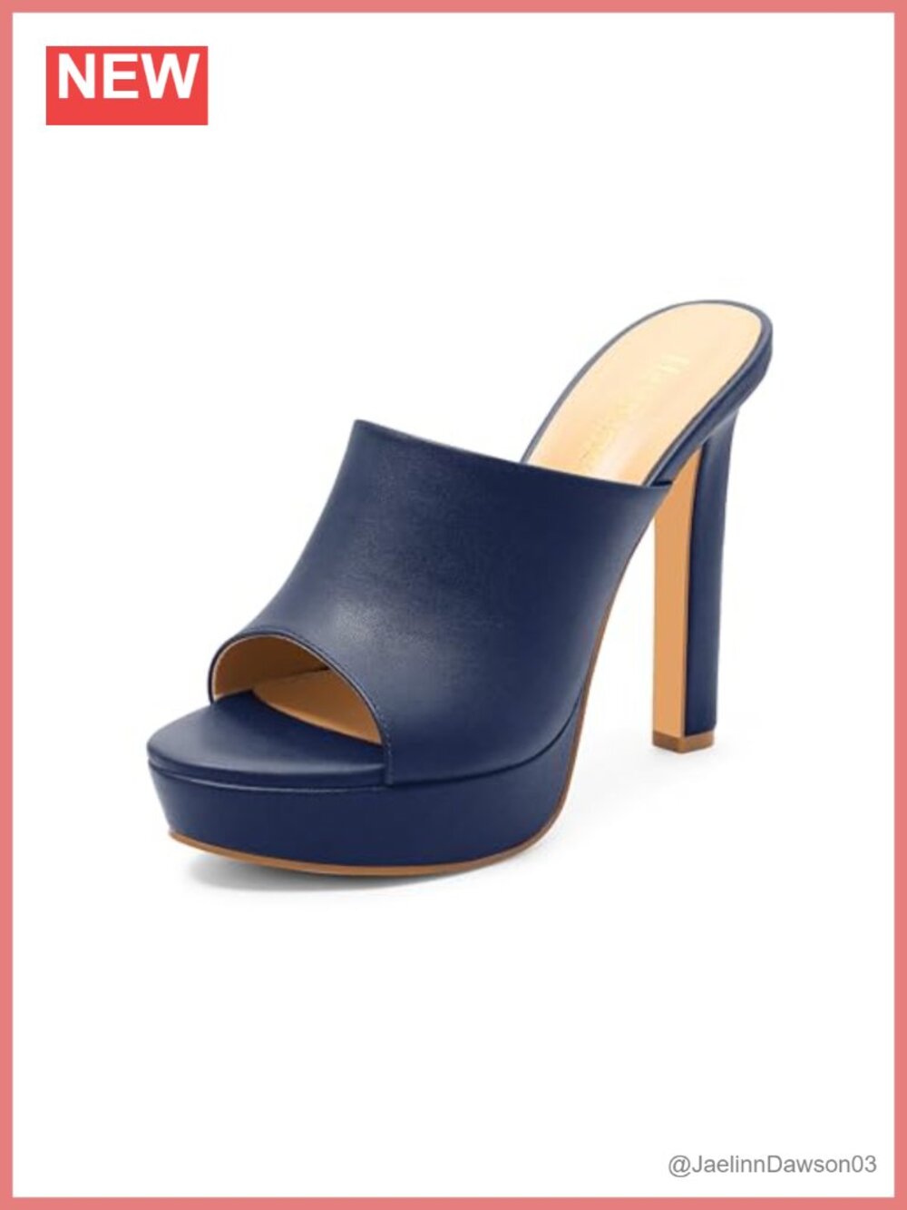 Platform Heeled Sandals Slip On Open Toe Women's High Heel Stilettos